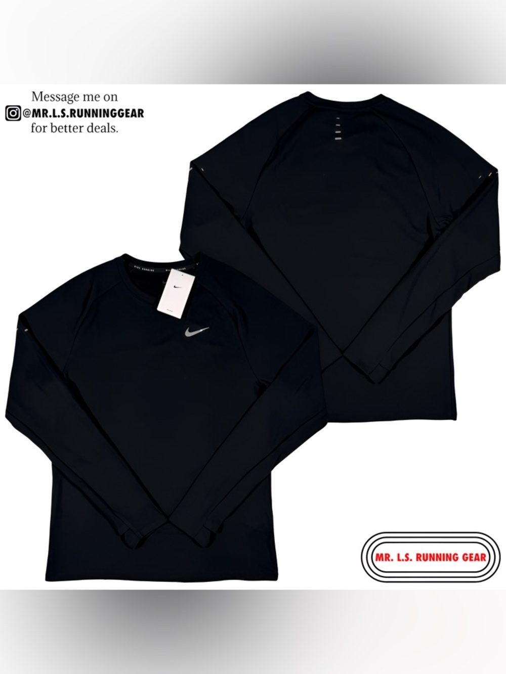 Nike Stride Dri-FIT Running Waffle Crew﻿﻿ HV2705-010